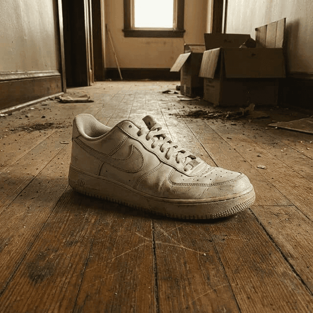 Before White Sneaker Transformation